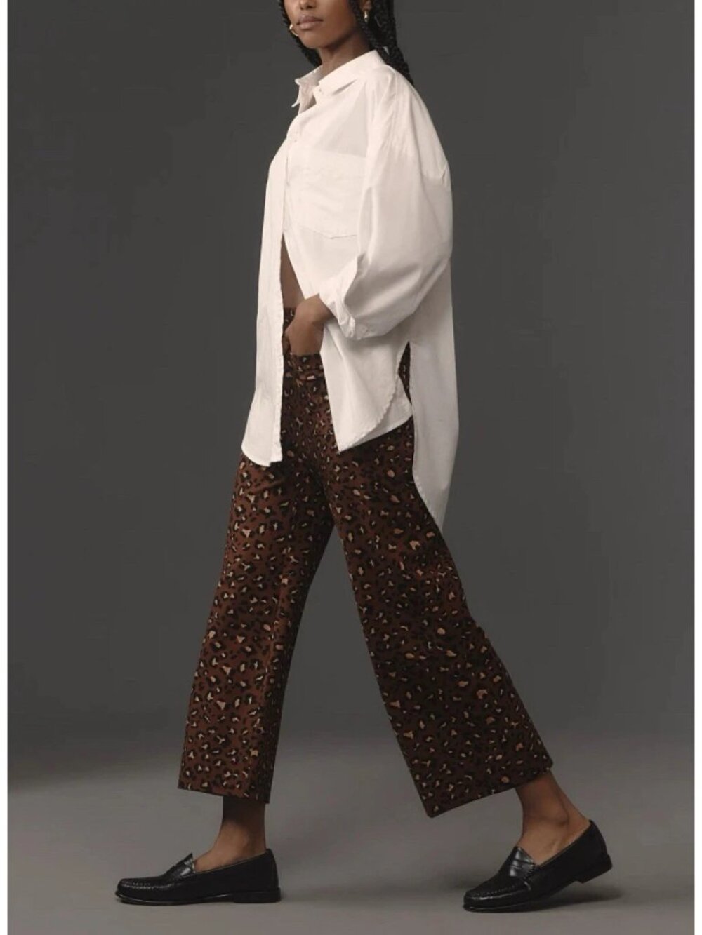 Anthropologie Maeve The Colette Ponte Crop Wide-Leg Pants 28 - Picture 4 of 16